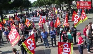 VIDEO. Châtellerault: 350 fonctionnaires manifestent