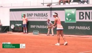 Roland-Garros : Sara Cakarevic perd son jeu de service au pire des moments !
