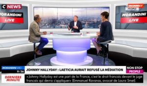 Morandini Live – Laeticia Hallyday refuse la médiation : "Elle se met peut-être les Français à dos" (vidéo)