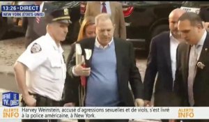 Harvey Weinstein se livre au siège de la police de New York