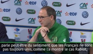Amical - O'Neill : "Parfois, l'équipe de France n'est pas très unie"