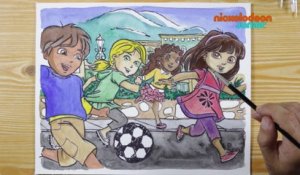 1, 2, 3… Coloriage ! | Dora & Friends : Au cœur de la ville | On joue au foot ! | NICKELODEON JUNIOR