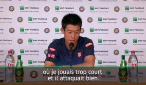 Roland-Garros - Nishikori : "Paire joue différemment des autres joueurs"