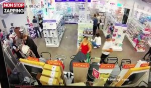 Un couple vole tranquillement une poussette à 2000 dollars dans un magasin pour bébés