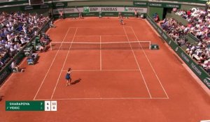 Roland-Garros : Superbe défense de Vekic dans cette 2e manche !