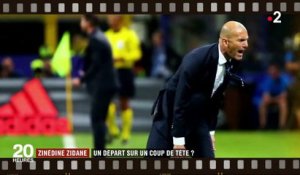 Zinédine Zidane : un départ sur un coup de tête ?