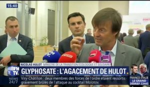 Glyphosate: l'agacement de Hulot