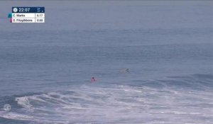 Adrénaline - Surf : Sally Fitzgibbons with an 8.4 Wave vs. C.Marks