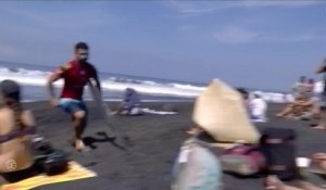 Adrénaline - Surf : Corona Bali Protected, Men's Championship Tour - Quarterfinal heat 4