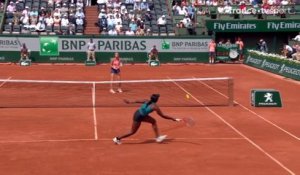 Roland-Garros 2018 : Quel lob de Sloane Stephens sur Anett Kontaveit !