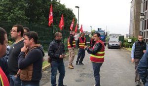 Le site pontivyen d’Enedis bloqué par une quarantaine de grévistes