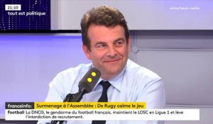 Surmenage des députés : "C'est plutôt rassurant que depuis un an, nous n'ayons pas arrêté" estime Thierry Solère, député LREM des Hauts-de-Seine