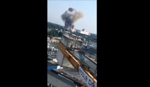 Explosion spectaculaire  au Comptoir agricole de Strasbourg