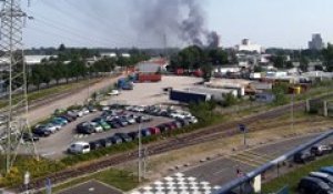 Incendie au Port Du Rhin : témoignage