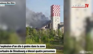 L’explosion d’un silo à grains à Strasbourg fait quatre blessés