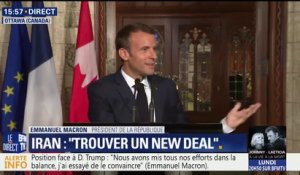 G7: "Si les Etats-Unis allaient vers une forme d’isolationnisme ce serait mauvais pour eux", déclare Emmanuel Macron