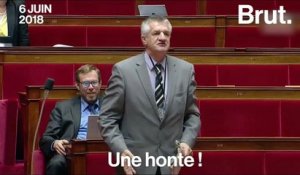 La colère de Jean Lassalle à l'Assemblée nationale