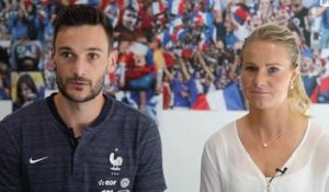 Hugo Lloris et Amandine Henry face à l'objectif I FFF 2018