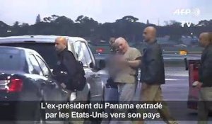 L'ex-président du Panama extradé par les Etats-Unis