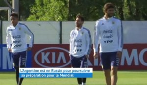 Argentine - Les premiers pas de Messi en Russie