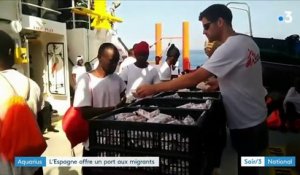 Migrants : l'Espagne trop lointaine pour accueillir "l'Aquarius"