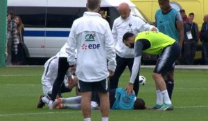 Bleus - Mbappé quitte l'entraînement sur blessure !