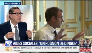 ÉDITO - “Ce que veut dire Macron, c’est qu’il faut changer l’intégralité du système [des aides sociales]”