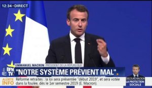 Politique sociale: "Nous devons assumer, sur une part de l'exclusion, d'avoir un accompagnement social", affirme Emmanuel Macron