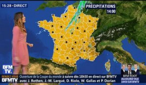 La météo pour ce vendredi 15 juin 2018