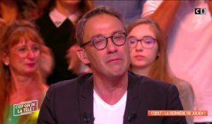 Julien Courbet en larmes pour sa dernière de "C'est que de la télé"