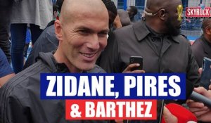 Zidane, Barthez & Pirès au micro de Mehdi !