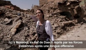 Angelina Jolie visite la ville de Mossoul dévastée par la guerre
