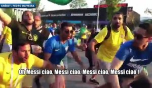 "Messi Ciao", le chant moqueur des Brésiliens
