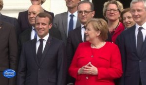 Sommet franco-allemand : Merkel accepte le principe d'un budget de la zone euro