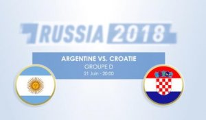 Le Face à Face - Argentine vs. Croatie