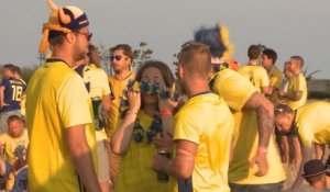 Le coin des supporters - Les fans suédois sont prêts à éliminer l'Allemagne