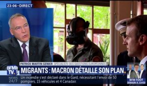 Migrants: Emmanuel Macron propose "des centres fermés"