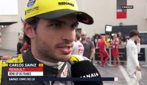 Formula One - Grand Prix de France 2018 - La réaction de Carlos Sainz après le GP