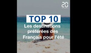 Été 2018 : Les 10 destinations préférées des Français