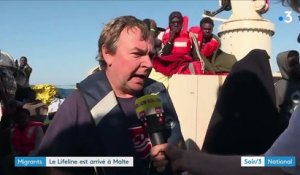 Les migrants du "Lifeline" ont débarqué à Malte