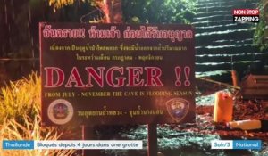 Thaïlande : Douze enfants pris au piège dans une grotte depuis 4 jours (Vidéo)