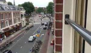 Heure de pointe à Amsterdam... Plus de vélos que de voitures