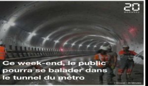 Le tunnel de la ligne b du métro se visite ce week-end à Rennes
