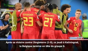 Fast match report - Angleterre 0-1 Belgique