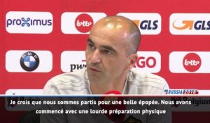 Coupe du Monde 2018: Belgique - Martinez: "On peut gagner cette Coupe du Monde"