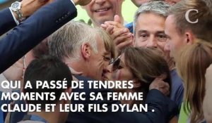 PHOTOS. Coupe du Monde 2018 : moment de tendresse pour Didier Deschamps et sa femme après la victoire des Bleus