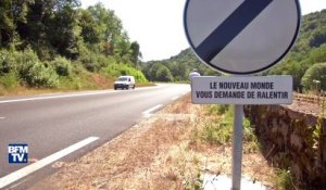 "Le nouveau monde vous demande de ralentir", le panneau anti-80km/h en Corrèze