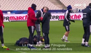 Football: la France et l'Uruguay à la veille du match amical