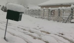 Dans l'Ain, les habitants doivent faire face à 17 cm de neige et un froid polaire
