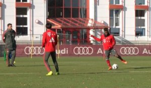 Bayern - Coman et Ribéry à l'entraînement